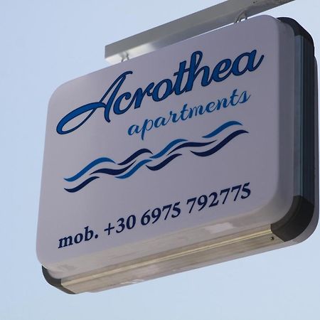 Acrothea Apartments ออร์โมส ปานากีอาส ภายนอก รูปภาพ