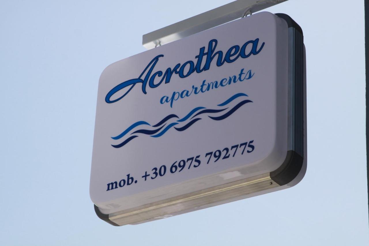 Acrothea Apartments ออร์โมส ปานากีอาส ภายนอก รูปภาพ